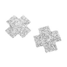 Par Tapa Mamilo em X com Strass Brilhante Yaffa